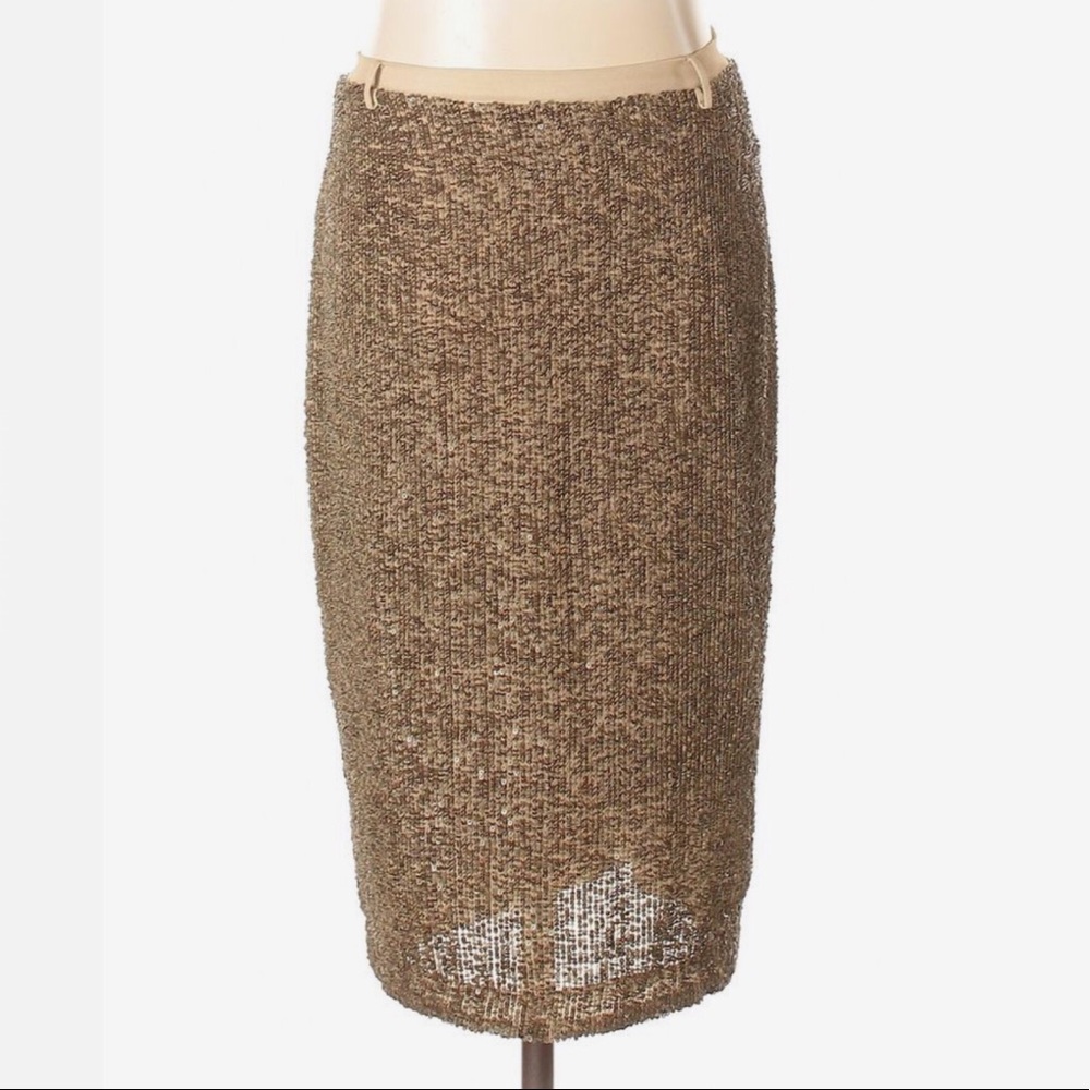 ROBERT RODRIGUEZ Sequin Pencil Skirt